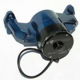 Meziere  WP111BHD, 100 Series Electric Water Pump Ford SBF Windsor & Cleveland, Blue,  Heavy Duty, 42 GPM